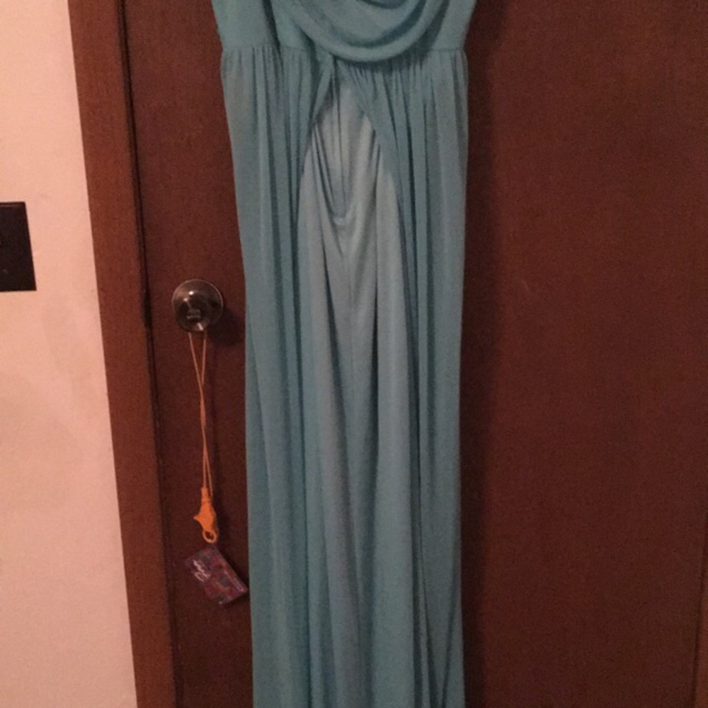Size 18. David’s bridal bridesmaid dress